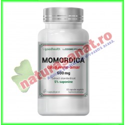 Momordica 500 mg 60 capsule - Goodhealth - Cosmo Pharm - www.naturasanat.ro