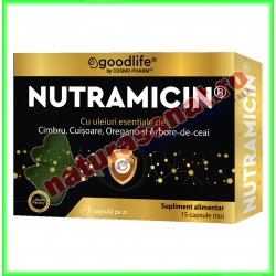 Nutramicin 15 capsule moi - GoodLife - Cosmo Pharm - www.naturasanat.ro