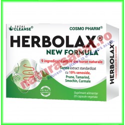 Herbolax New Formula 20 capsule - Total Cleanse - Cosmo Pharm - www.naturasanat.ro